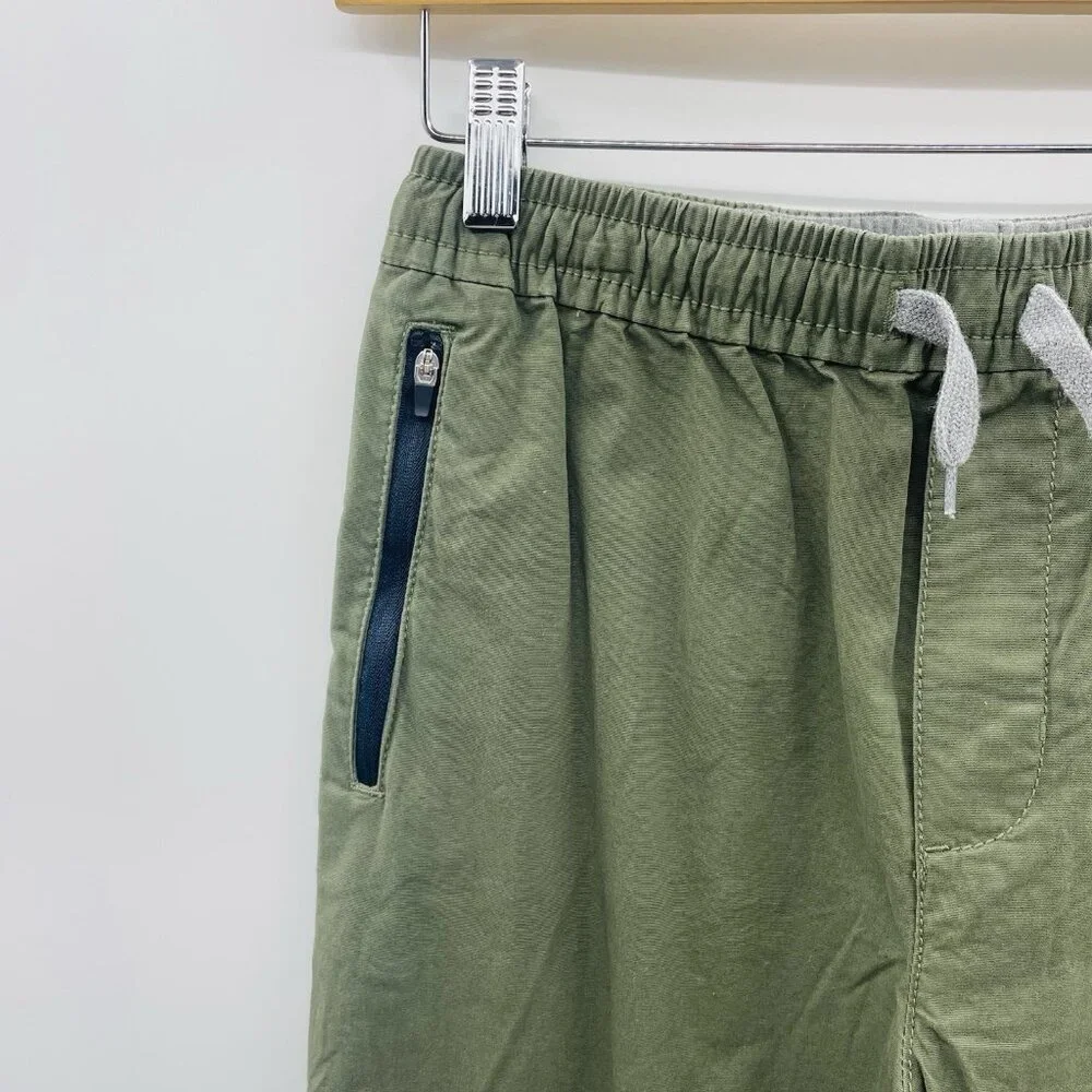 OshKosh B'Gosh Youth Boys Size 14/14A Drawstring Cotton Blend Jogger Pants Green